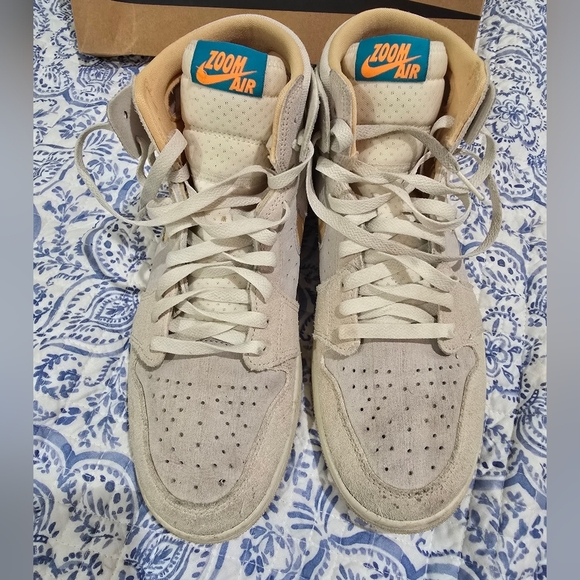 Nike Air Jordan 1 ZM Air CMFT 2 ZOOM  Orewood Brown Citrus DV1307-180 Men's 9.5 - Picture 2 of 10